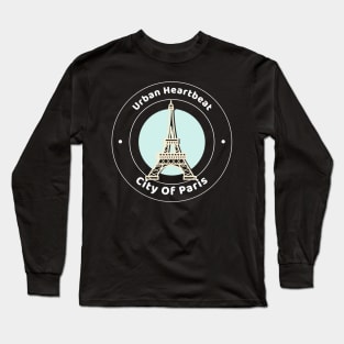 Urban Heartbeat City of Paris Long Sleeve T-Shirt